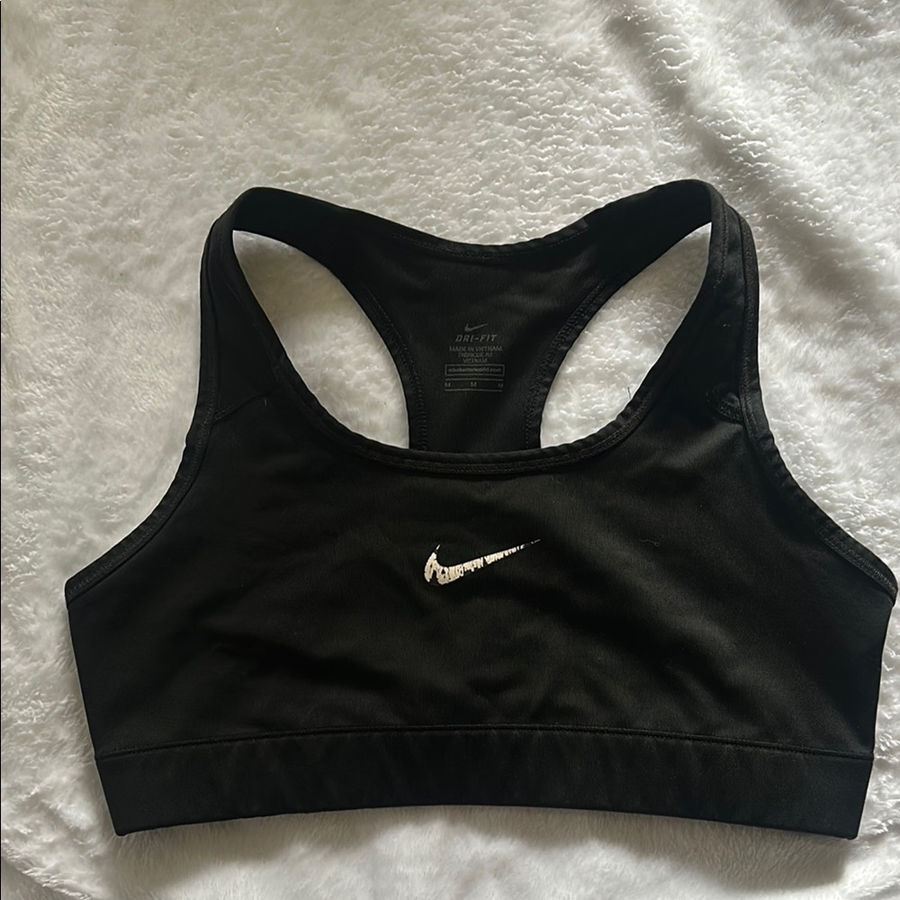 Nike Black Racerback Sports Bra